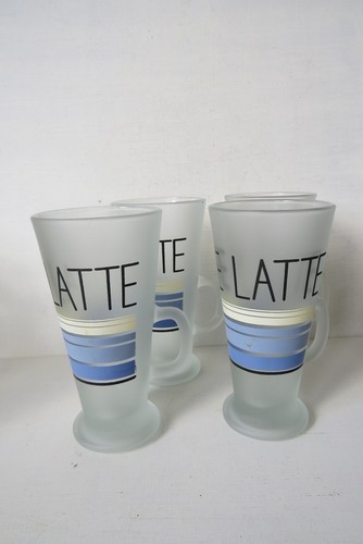 4er set milchglas cafe - set,