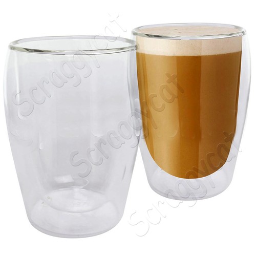 Doppelwandige glasbecher - doppelwandige,