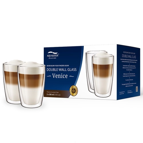 Doppelwandiger kaffeebecher - doppelwandiger,