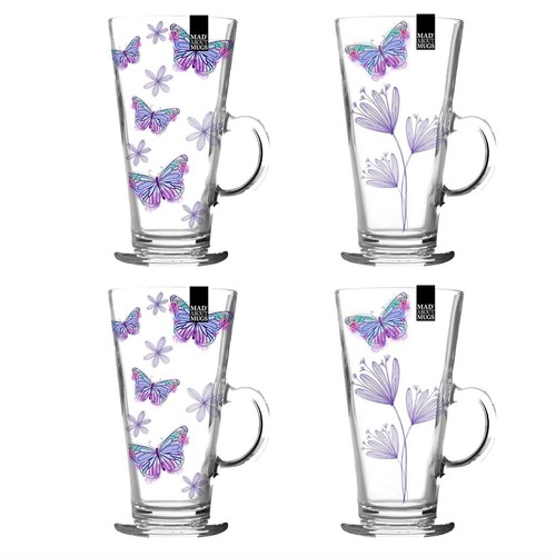 4er set latte gläser - set,