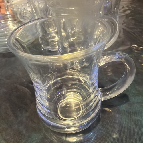 Glas mit griff kaffee tee - griff, x2