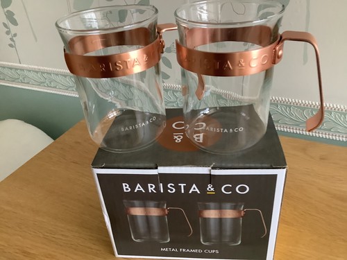 Barista glas kaffee - glas, tee