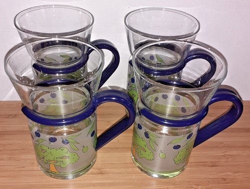 4er set glastassen tassen - glastassen,