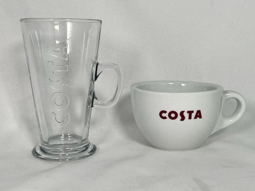 Costa kaffeetassen latte - latte, glas