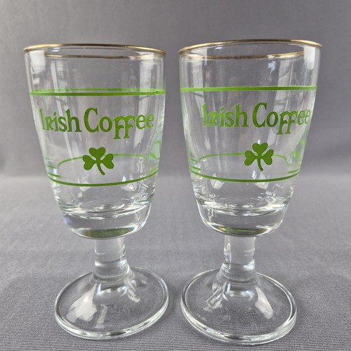 Vintage irish coffee gläser - vintage,